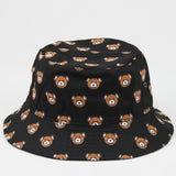 Bucket Hat Fishing Cap Cotton Print Fisherman Hat Cute Pure Cotton Bucket Hat Outdoor Hat
