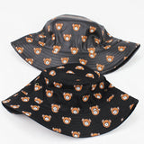 Bucket Hat Fishing Cap Cotton Print Fisherman Hat Cute Pure Cotton Bucket Hat Outdoor Hat