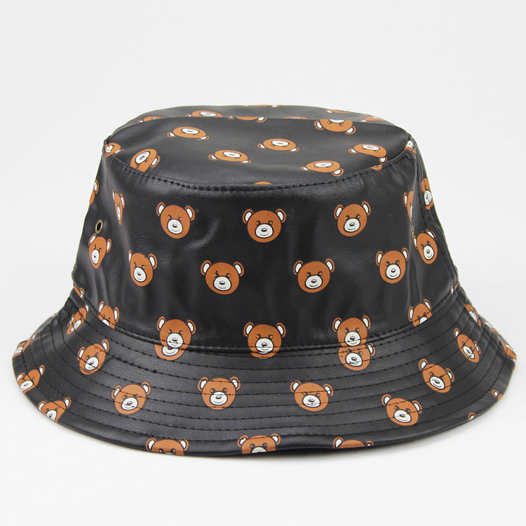 Bucket Hat Fishing Cap Cotton Print Fisherman Hat Cute Pure Cotton Bucket Hat Outdoor Hat
