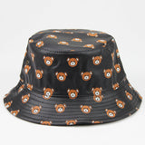 Bucket Hat Fishing Cap Cotton Print Fisherman Hat Cute Pure Cotton Bucket Hat Outdoor Hat