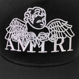 Amiri Hat Peaked Cap Sunshade Beach Casual Hat Adjustable Metal Lock Baseball Cap