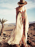 Beth Dutton Bohemian Dress Summer Spring Maxi Dresses Long Dress Suspender Dress Vacation Skirt