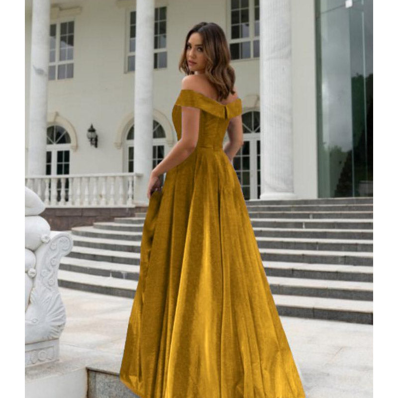 Mauve Dress Women's Long Banquet Dress
