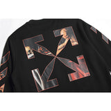 Off White Sweatshirts Off Crew Neck Pullover Sweatshirt Ow Terry Coat