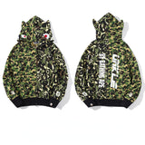 Bape Bearbrick Hoodie Hooded Cardigan Sweater Coat