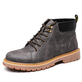 Desert Boots Dr. Martens Boots Men's Low-Top Short Booties Big Head Thick Bottom British Vintage Work Shoes Tide