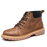 Desert Boots Dr. Martens Boots Men's Low-Top Short Booties Big Head Thick Bottom British Vintage Work Shoes Tide