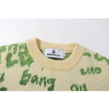 Men Sweater Men's Street Fashion Loose round Neck Sweater