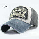 Ball Caps Color Matching Baseball Cap Coating Outdoor Sun Hat Washed 100% Cotton Hat