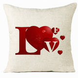 Valentine 'S Day Pillow Covers 4 Piece Random Styles Together, Home Decoration Love Cushion