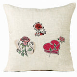 Valentine 'S Day Pillow Covers 4 Piece Random Styles Together, Home Decoration Love Cushion