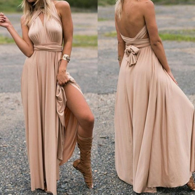 Kendall Jenner Wedding Guest Dress Rao Rope Halter Women's Dress