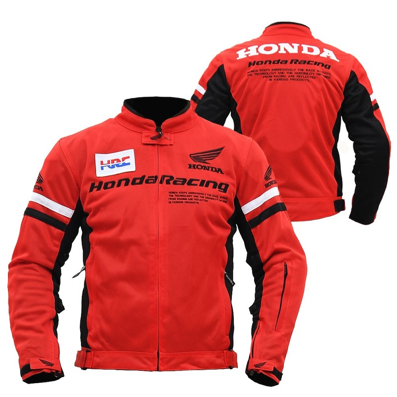 Honda Hrc Motorcycle Jacket Summer Motorcycle Cycling Clothing Men'S Motorcycle Breathable Racing Suit