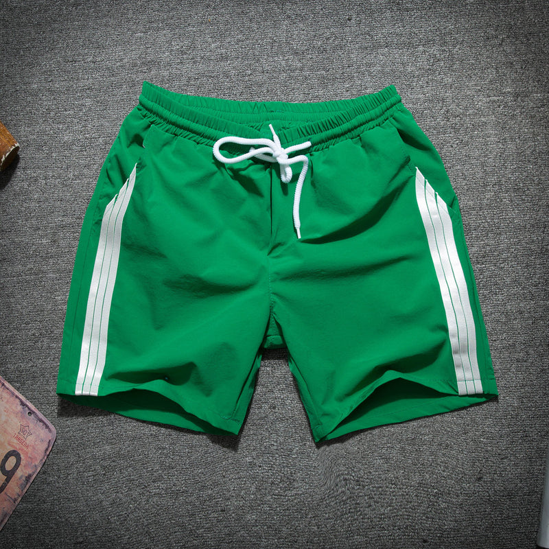 Men White Shorts Summer Men's Sports Pants Casual Loose
