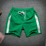 Men White Shorts Summer Men's Sports Pants Casual Loose