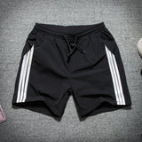 Men White Shorts Summer Men's Sports Pants Casual Loose