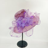 Big Hats Summer Ladies Fashion Cap Big Flower Fashion Net Gauze Cap Wide Brim Hat