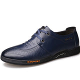 Men's Dress Shoes Classic Leather Oxfords Casual Cushioned Loafer Spring and Autumn Men's Shoes  Leather Shoes Casual