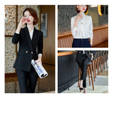 Interview Suit Women Suit Autumn Interview Tooling Set