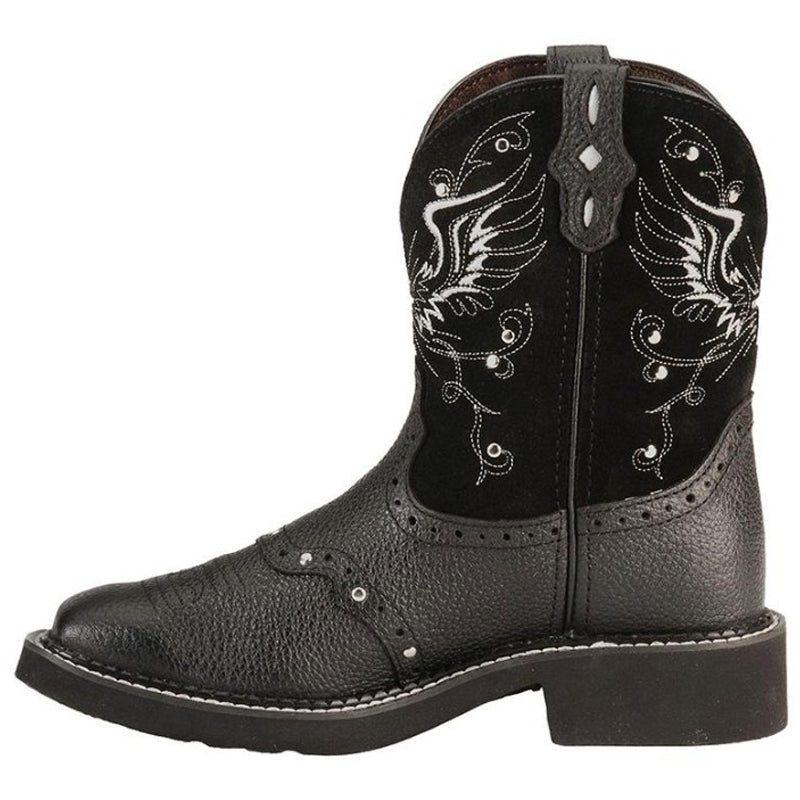 Yellowstone Cowboy Boots Vintage Women'S Ankle Boots Embroidered Dr. Martens Boots Chunky Heel Knight Boots