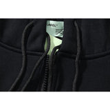 Off White Oil Painting Arrow Hooded Sweater Men'S And Women'S Fleece Zipper Coat Owt