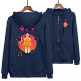 Squid Game Costume Hoodie Casual Zipper Sweater for Men and Women