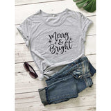 Merry and Bright Sweatshirts Merry and Bright Short Sleeve Top