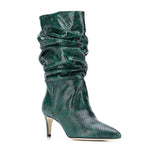 Python Boots Autumn and Winter Snake Pattern Knee High Snow Boots
