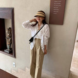 Straw Hat Fashion Sun Hat Travel Sun Protection Sunshade