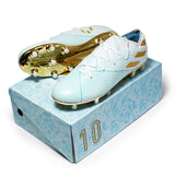 Football Shoes Elastic Band Neckline Soccer Shoes Spike Lawn Competition Training Shoes