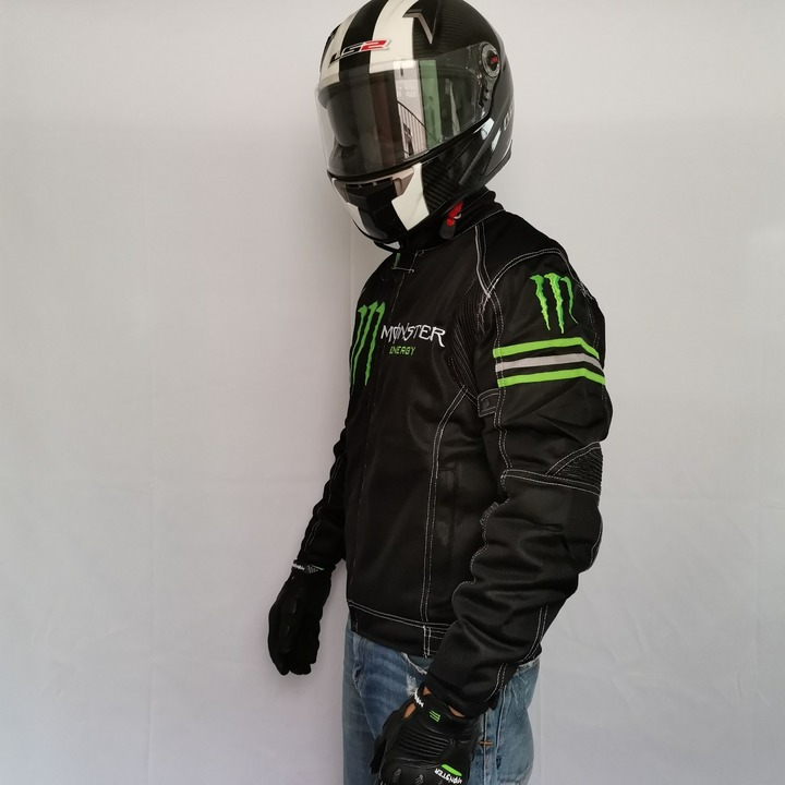 Monster Energy Biker Jacket Summer Men'S Horse Riding Clothing Motorcycle Jacket Breathable Thin