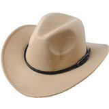 Beth Dutton Hat Autumn and Winter Woolen Men's Top Hat Belt