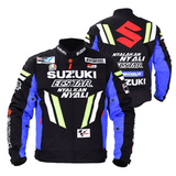 Suzuki Motorcycle Jacket Winter Motorcycle Cycling Clothing Male Racing Suit