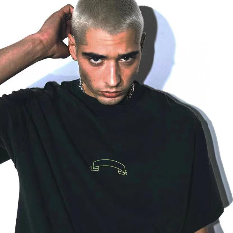 Askyurself T Shirt Loose Couple Short Sleeve T-shirt