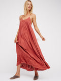 Beth Dutton Bohemian Dress Winter Autumn Maxi Dresses Dress Strap Embroidered Long Dress