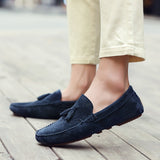 Men's Loafers Relaxedfit Slipon Loafer Men Shoes Summer Breathable Casual Cowhide Solid Color