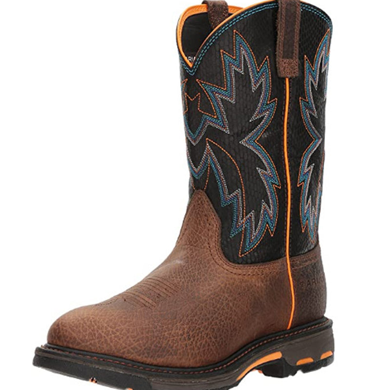 Justin Yellowstone Boots Embroidered Dr. Martens Boots Leisure Sports Men'S Boots Plus Size