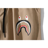 Bathing Ape Pant Trendy Brand Men's Shark Head Waist-Tied Ankle-Tied Woven Fabric Trousers
