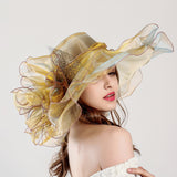 Big Hats Summer Hat Mesh Cap Women's Sun Hat