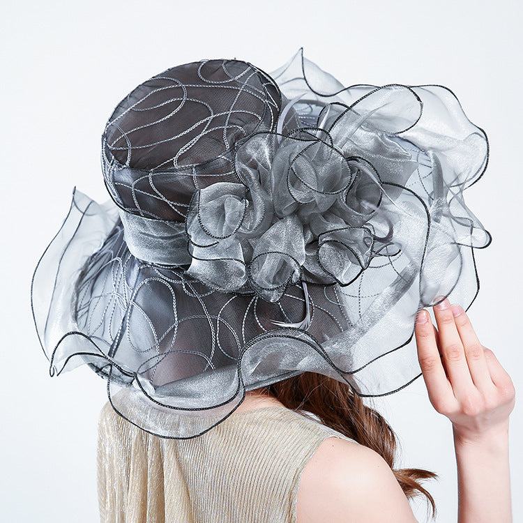 Big Hats Mesh Cap Women's Fashion Cap Sun Hat Women