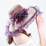 Big Hats Mesh Cap Women's Fashion Cap Sun Hat Women