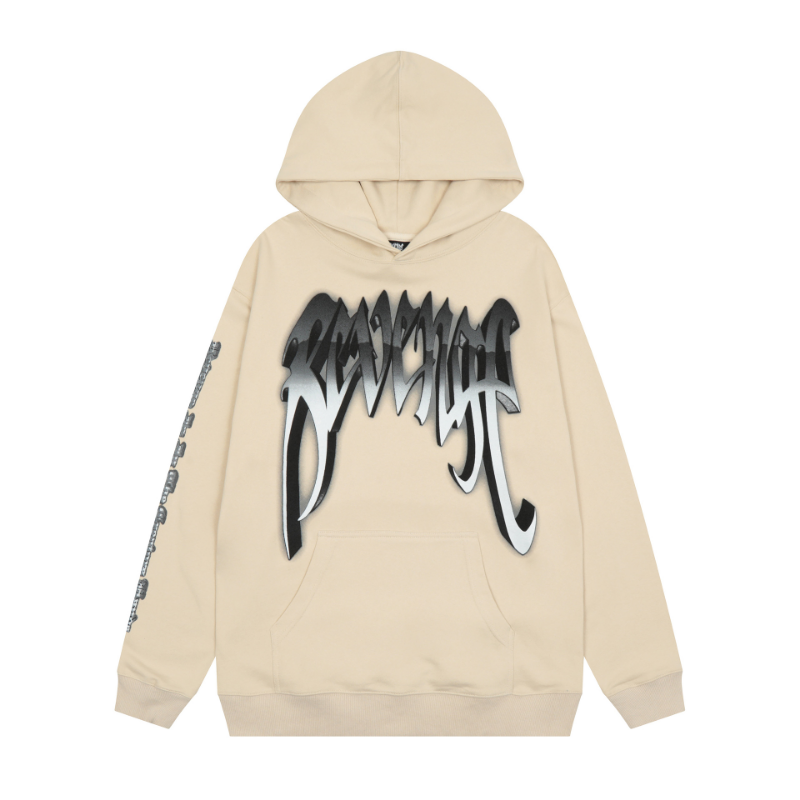 Revenge Hoodie Skull Printed Hoodie