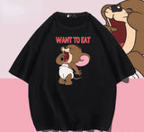Tom And Jerry T Shirt Loose Cartoon Anime Half Sleeve