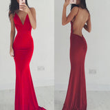 Burgundy Evening Dresses for Weddings Summer Sexy Red Evening Dress Formal Dress
