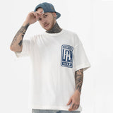 Askyurself T Shirt Retro Heavy Distressed Logo Pattern