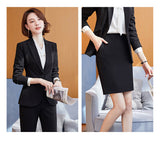 Interview Suit Women's Work Clothes Suit Jacket Women's Summer