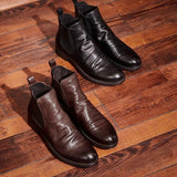 Western Shoes Elastic Casual Men's Men's Short Boots