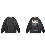 Crew Neck Sweatshirts for Men's Autumn Fashion Sports Sweater