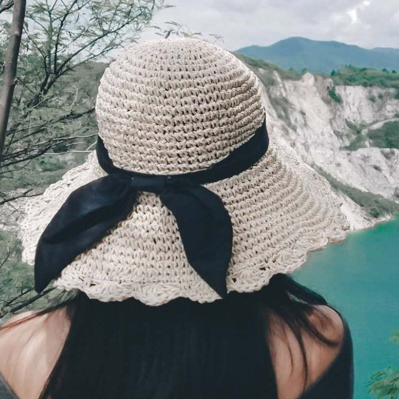 Summer Hats Women's Sun Hat Seaside Beach Sun-Proof Bucket Hat