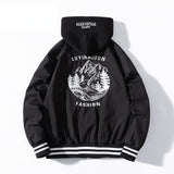 Varsity Jacket Embroidered Flight Suit Baseball Uniform Thin Stand Collar
